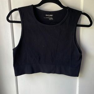 garage high neck tank top